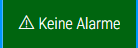 Statusbar Keine Alarme
