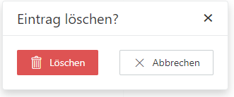 Wirklich Löschen