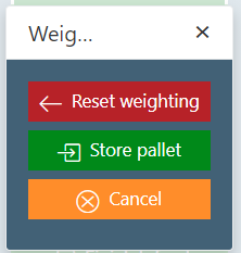 Putaway Reverse Weigh