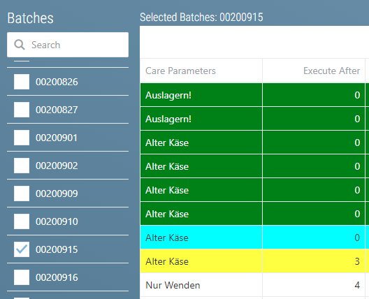 Treatment Plan Filter Batches