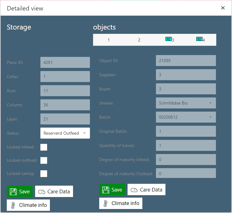 Row Display Detail Popup