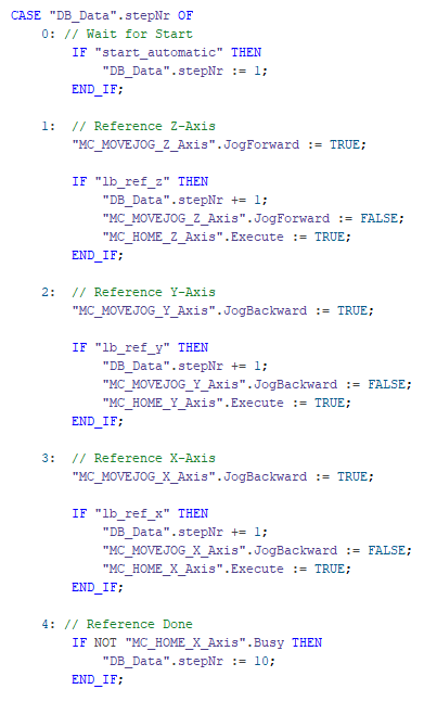 The first flow control steps