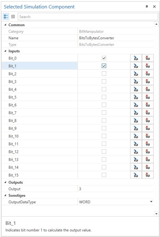 BitsToBytes Example