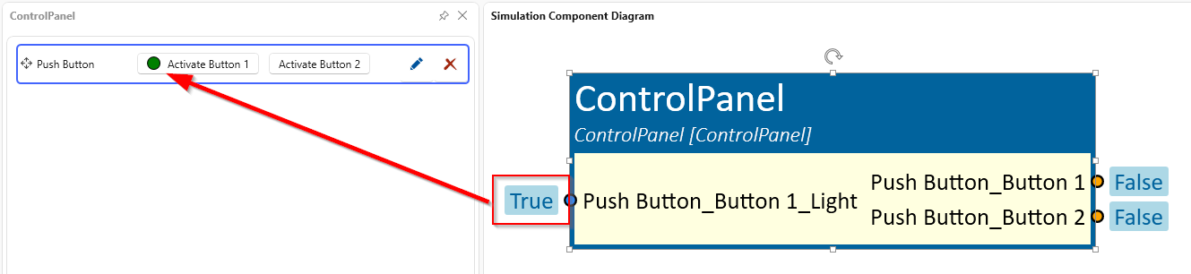 Control Panel Push Button Light