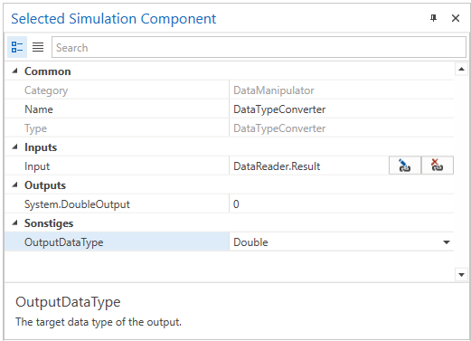 DataTypeConverter Example Properties