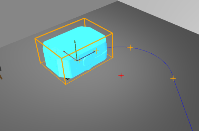 KinematicPathMover is used for AGV