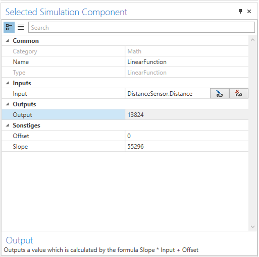 LinearFunction Example Properties