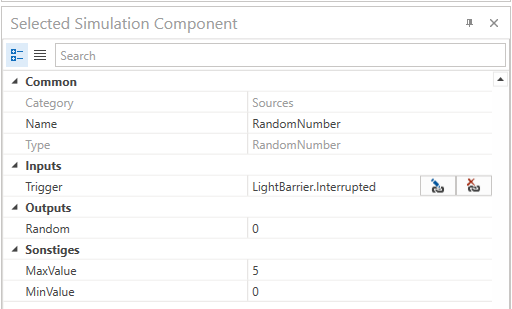 RandomNumber example Properties