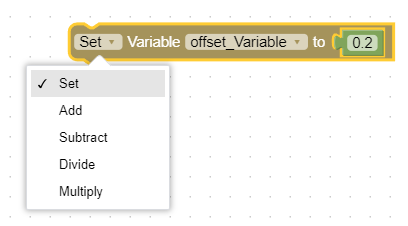Sequence EditVariable