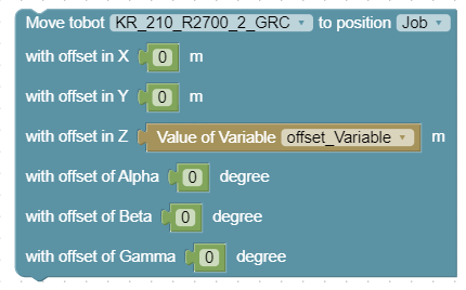 Sequence MoveRobotToPositionWithOffset2