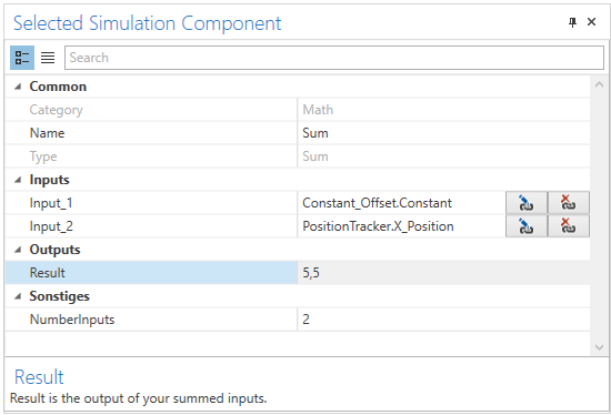 Sum Example Properties