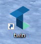 twin desktop symbol