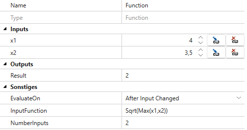 Function Example Properties